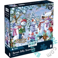 House of Puzzles 1000 db-os puzzle - Seven Silly Snowmen (HP0779)