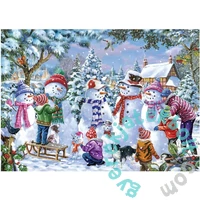 House of Puzzles 1000 db-os puzzle - Seven Silly Snowmen (HP0779)