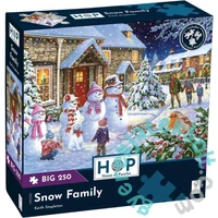 House of Puzzles 250 db-os XXL puzzle - Snow Family (HP0740)