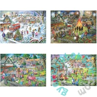 House of Puzzles 4 x 500 db-os puzzle - Seasons On The Green (HP0767)