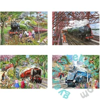 House of Puzzles 4 x 500 db-os puzzle - Steaming Along (HP0772)