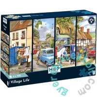 House of Puzzles 4 x 500 db-os puzzle - Village Life  (HP0823)