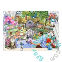 House of Puzzles 500 db-os XXL puzzle - Enjoying the Garden (HP0611)