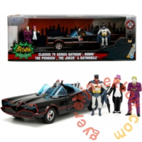 Jada - DC Comics Batman - Batmobil jármű - 4 db-os figura csomag 1:24 (253215011)