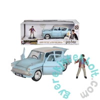 Hollywood Rides fém autómodell - Harry Potter figurával - 1959 Ford Anglia - 18 cm