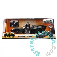 Batman - 1989 Batmobile fém autómodell figurával - 23 cm (253215002)