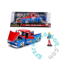 DC Comics - Bombshells fém autómodell - Supergirl figurával - 21 cm