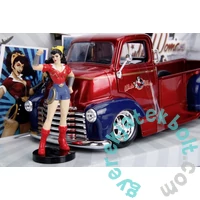 DC Comics - Bombshells fém autómodell - Wonder Woman figurával - 21 cm
