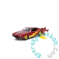 Jada - DC Comics - Chevy Camaro 1:32 fém autómodell - Flash figurával - 12 cm (253253003)