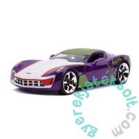 DC Comics - Joker fém autómodell figurával - 2009 Chevrolet Corvette Stingray - 20 cm (253255020)
