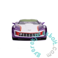 DC Comics - Joker fém autómodell figurával - 2009 Chevrolet Corvette Stingray - 20 cm (253255020)