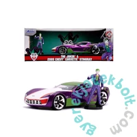 DC Comics - Joker fém autómodell figurával - 2009 Chevrolet Corvette Stingray - 20 cm (253255020)