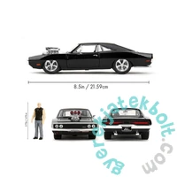 Jada Toys 9335907314R00 Fast &amp; Furious 1970 Dom and Dodge Charger fém autómodell 1:24