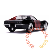 DC Comics - Harley Quinn fém autómodell - 1969 Chevrolet Corvette Stingray (253252015)