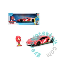 Jada Toys 9336264314R00 Lamborghini Aventador SV fém autómodell, Sonic The Hedgehog figurával - 1:24