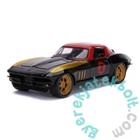 Marvel - 1966 Chevy játékautó Fekete Özvegy figurával - 1:24