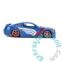 Marvel - 2006 Ford Mustang GT játékautó Amerika kapitány figurával - 1:24