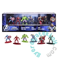 Jada - Marvel nano fém figura szett - 6 db-os - Szereplők (253224001)