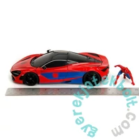 Jada - Marvel - Pókember - McLaren 720S fém autómodell figurával - 1:24 (253225034)