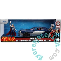 Jada - Marvel - Thor 2015 Dodge Challenger fém autómodell figurával - 1:24 (253225032)