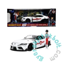 Jada - Robotech - 2020 Toyota Supra fém autómodell Rick Hunter figurával- 1-24 (253255050)