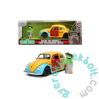 Jada - Sesame Street 1959 VW Beetle fém autómodell figurával - 1:24 (253255059)