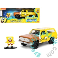 Jada - SpongyaBob Kockanadrág - 1980 Chevy K5 Blazer fém autómodell figurával - 1:32 (253253017)