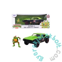 Jada - Tini Ninja Teknőcök 1967 Chevy Camaro fém autómodell figurával - 1:24 (253285001)