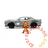 Jada - Tom és Jerry 2015 Dodge Challenger fém autómodell figurával - 21 cm (253255047)