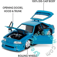 Jada Toys 9334922314R00 Fast and Furious 1989 Ford Mustang GT fém autómodell 1:24
