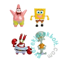Jada Toys 9335302314R00 SpongyaBob Kockanadrág nano fém figuraszett - 4 db-os