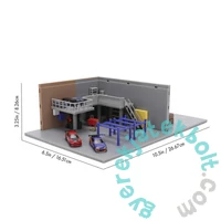 Jada Toys 9336403314R00 Fast and Furious Han garázsa NanoScene dioráma játékszett