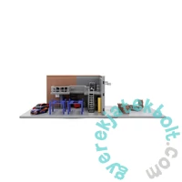 Jada Toys 9336403314R00 Fast and Furious Han garázsa NanoScene dioráma játékszett
