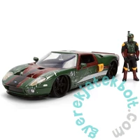 Jada Toys 9336909314R00 Star Wars - Boba Fett - 2005 Ford GT fém autómodell figurával 1:24