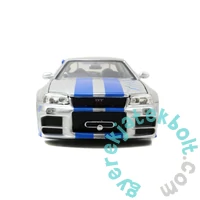 Jada Toys 9397158314R00 Fast &amp; Furious 2002 Nissan Skyline fém autómodell 1:24