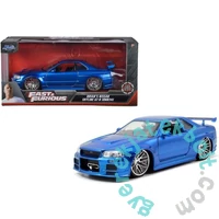 Jada Toys 9397173314R00 Fast and Furious Brian's Nissan Skyline GT-R fém autómodell 1:24
