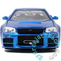 Jada Toys 9397173314R00 Fast and Furious Brian's Nissan Skyline GT-R fém autómodell 1:24