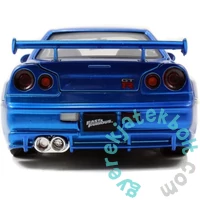 Jada Toys 9397173314R00 Fast and Furious Brian's Nissan Skyline GT-R fém autómodell 1:24