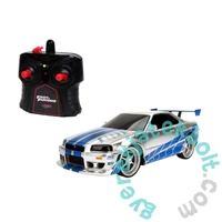 Jada Toys 9399370314R03 Fast and Furious RC Távirányítós autó Nissan Skyline GTR 1:16
