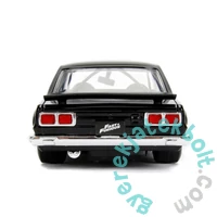 Jada Toys 9399686314R00 Fast and Furious Brian's 1971 Nissan Skyline GT-R fém autómodell 1:24