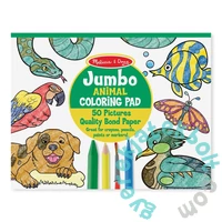 Melissa and Doug Jumbo színező - Állatok (4200)