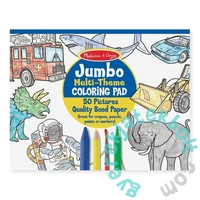 Melissa and Doug Jumbo színező - Kék (4226)