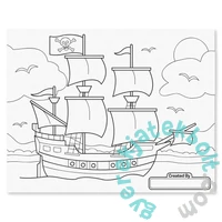 Melissa and Doug Jumbo színező - Kék (4226)