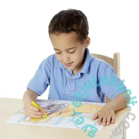 Melissa and Doug Jumbo színező - Kék (4226)