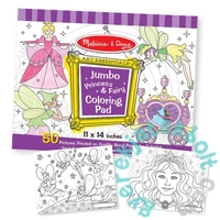 Melissa and Doug Jumbo színező - Hercegnők és tündérek (4263)