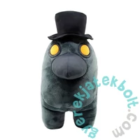 Among us - plüss 25 cm - fekete kalappal (10546)