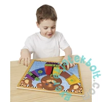 Melissa and Doug Készségfejlesztő játék - Tanuló maci - Öltözködés