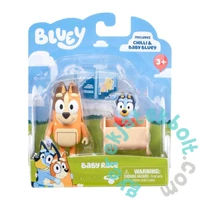 Bluey figurák Dupla csomag - Baby Bluey és Chilli (BLU17616)