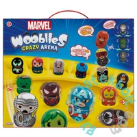 Wooblies Marvel Crazy Arena 4 figurával