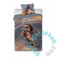 Best Friends lovas ágyneműhuzat szett - Lovaglás a viharban